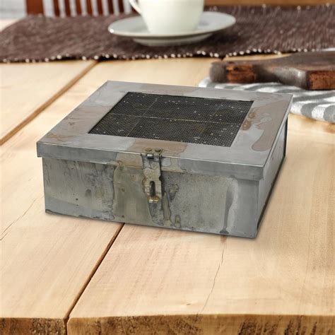 galvanized metal box with lid 4x8|galvanized boxes with hinged lids.